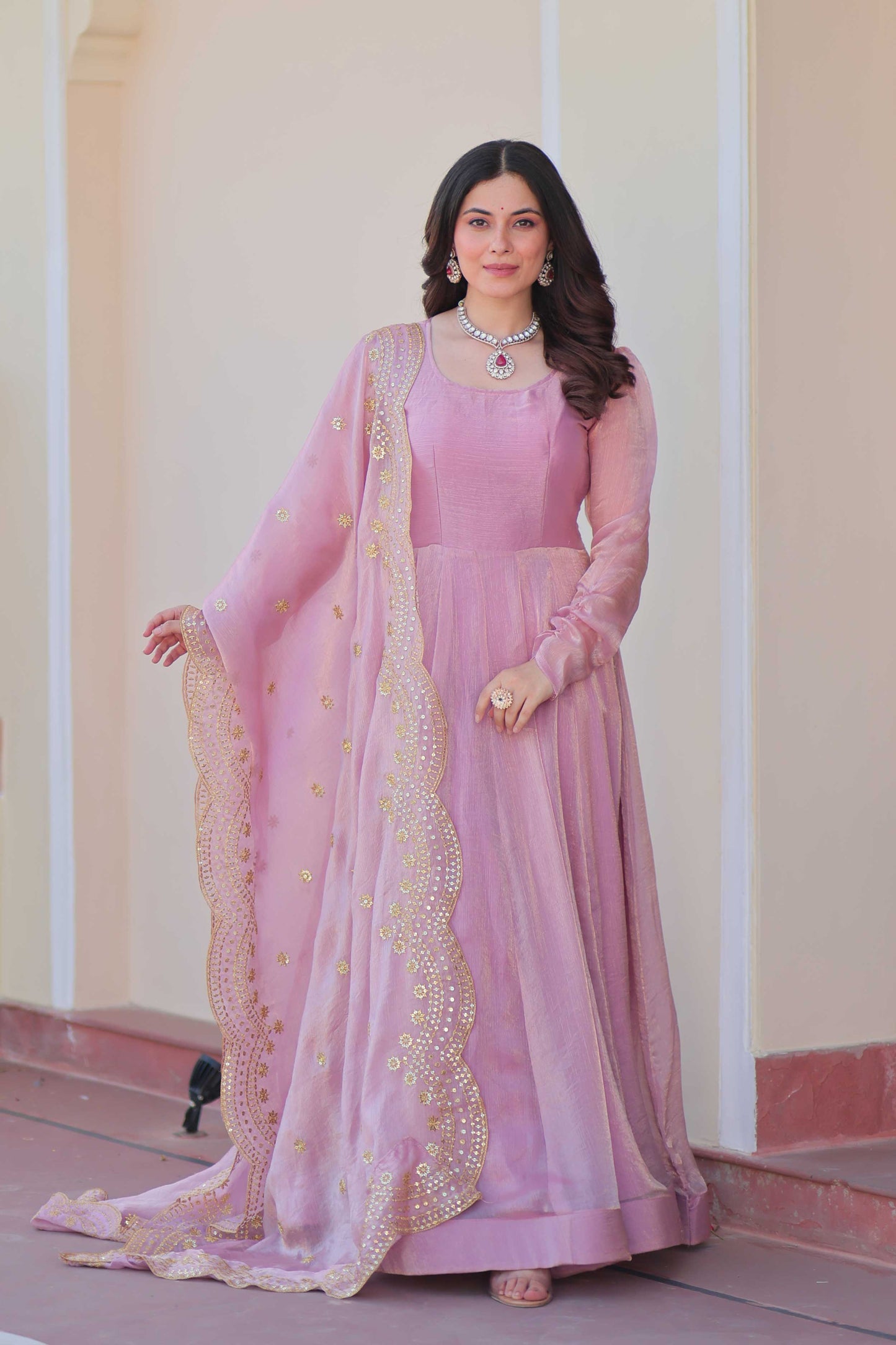 NEW PREMIUM READYMADE GOWN-DUPATTA COLLECTIONS 2025