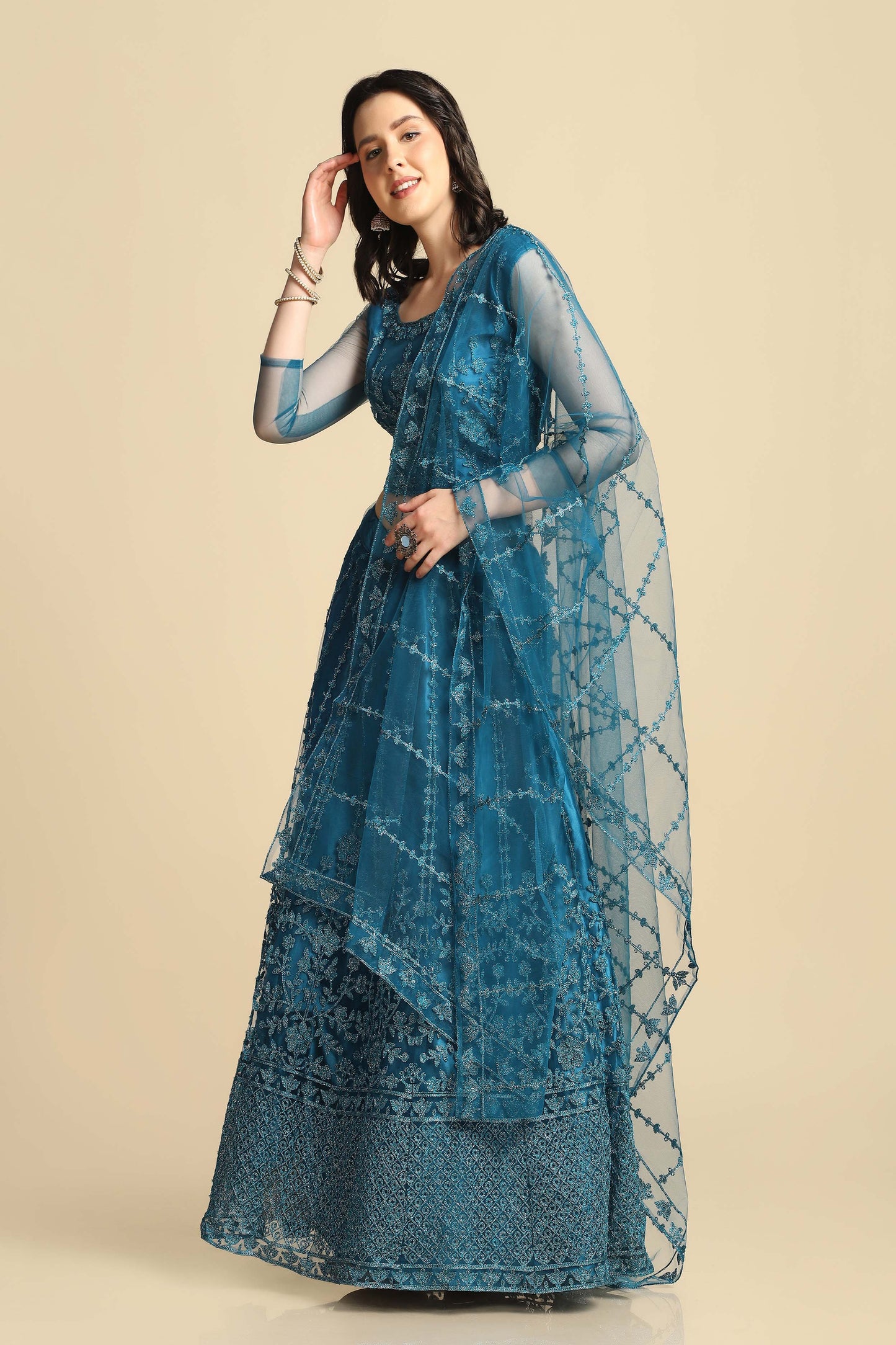 Women's Embroidered Net Lehenga Choli for Women I Morpeach I Designer I New I Bridal I Navratri I Bollywood I Letest I Stylish I Ready to wear I Lehenga for women