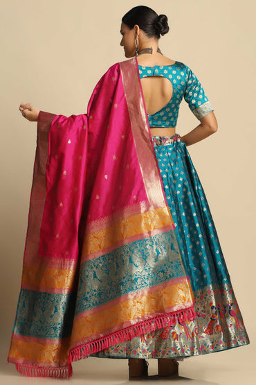 Banarasi Lehenga Choli With Dupatta Set