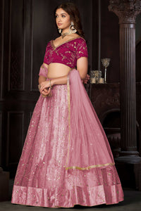 Embroidered Ready to Wear Lehenga & Unstitched Blouse With Dupatta