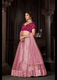 Embroidered Ready to Wear Lehenga & Unstitched Blouse With Dupatta