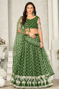 Women Embroidery & Embellished Lehenga Choli Set with Dupatta