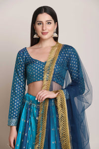 Embellished Lehenga Choli Set with Dupatta