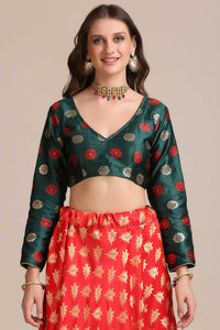 Printed Lehenga Choli Set with Dupatta