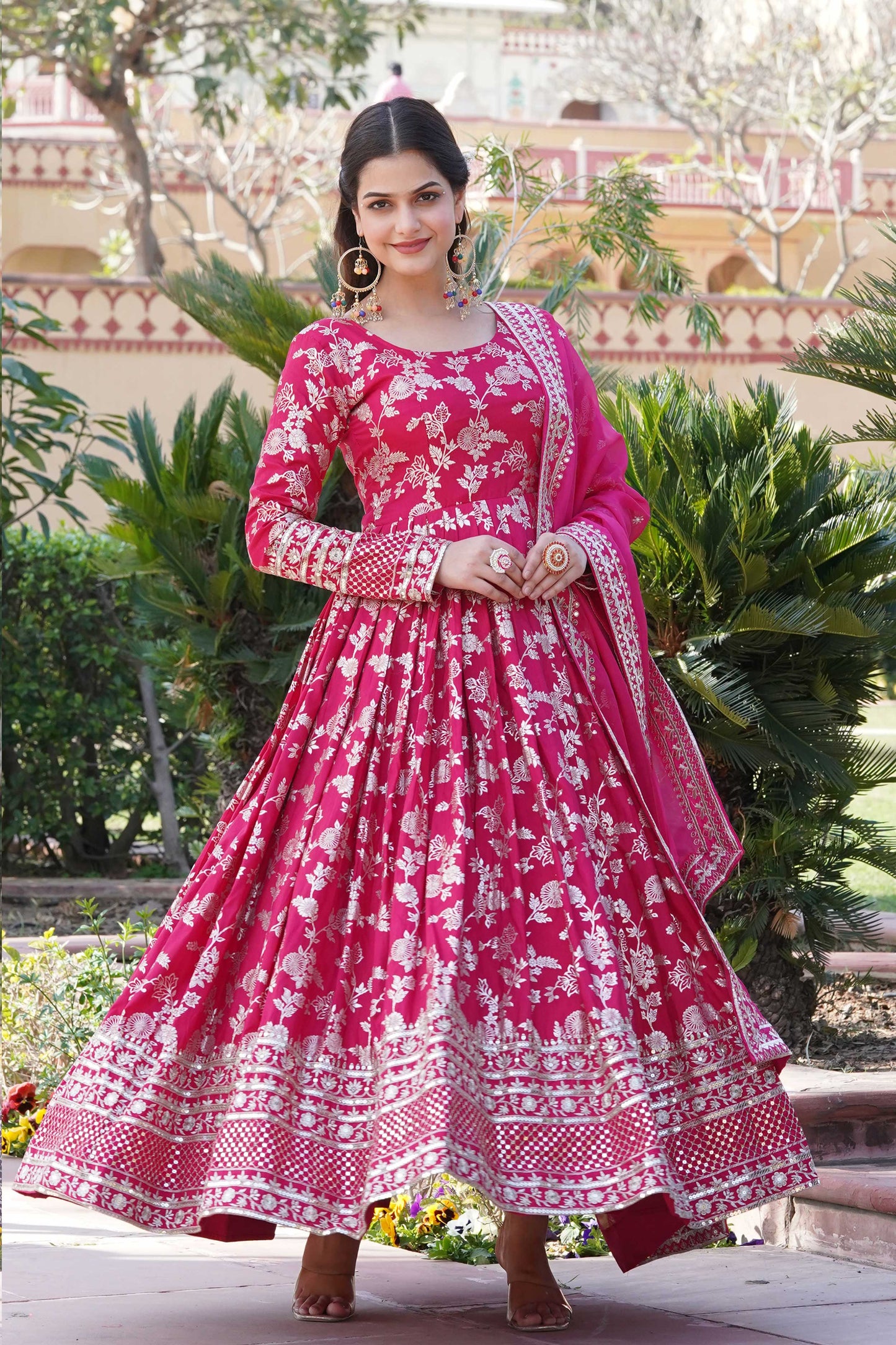 Designer Party Wear Anarkali Suit for Upcoming Wedding/Party/Festivals