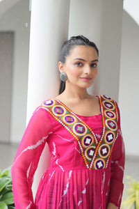 Festive Fusion Kurti – Leheriya x Kutchi Patchwork | Navratri