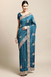 Embellished Saree with Blouse Piece