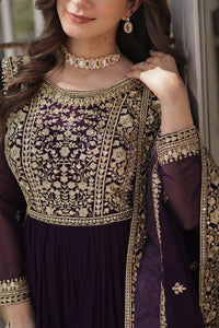 Premium Readymade Faux Blooming Gown with Zari & Sequins Embroidery + Designer Dupatta