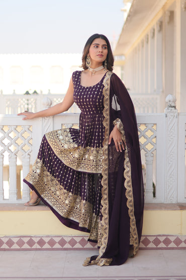 PREMIUM DESIGNER READYMADE KURTI-GHARARA WITH DUPATTA COLLECTIONS.