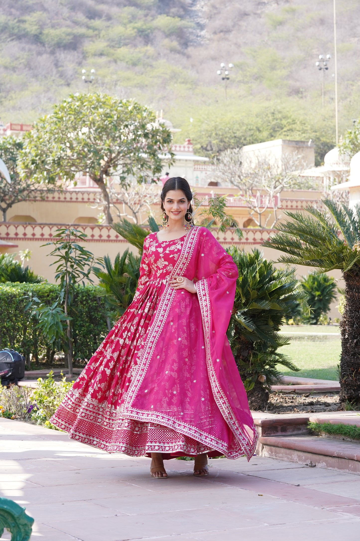 Designer Party Wear Anarkali Suit for Upcoming Wedding/Party/Festivals