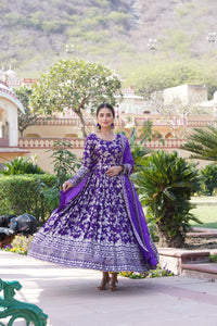 Designer Party Wear Anarkali Suit for Upcoming Wedding/Party/Festivals