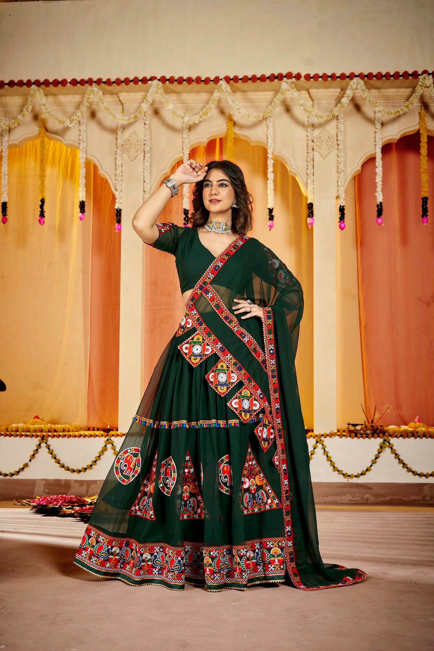 Navratri Lehenga Choli with Dupatta Set