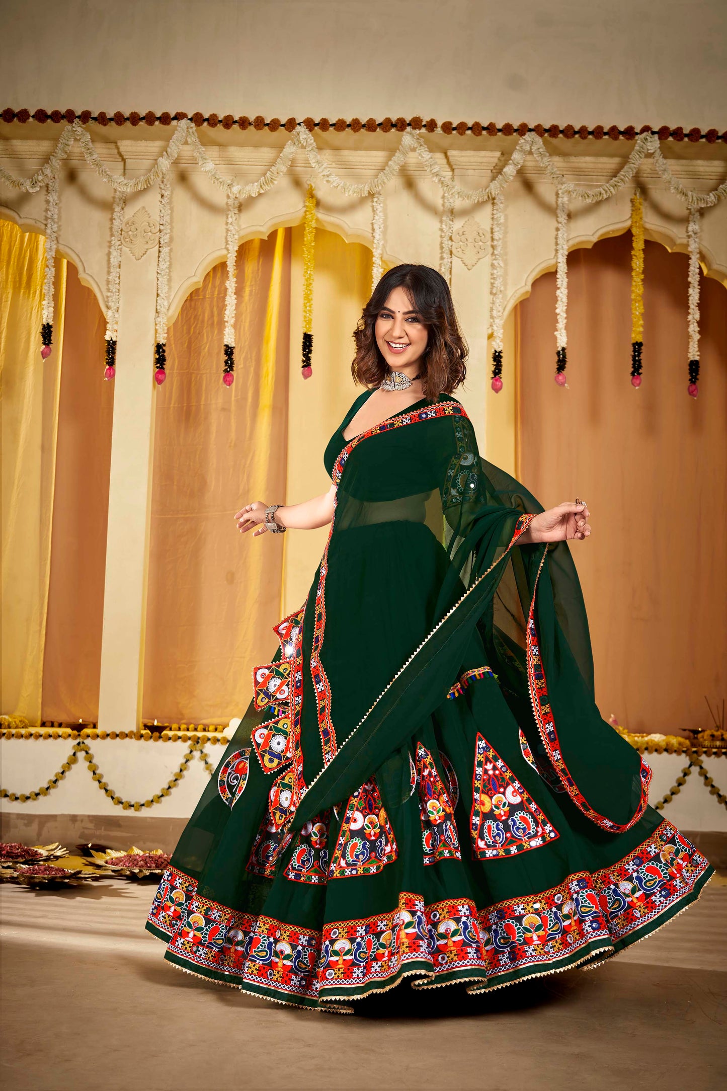 Navratri Lehenga Choli with Dupatta Set