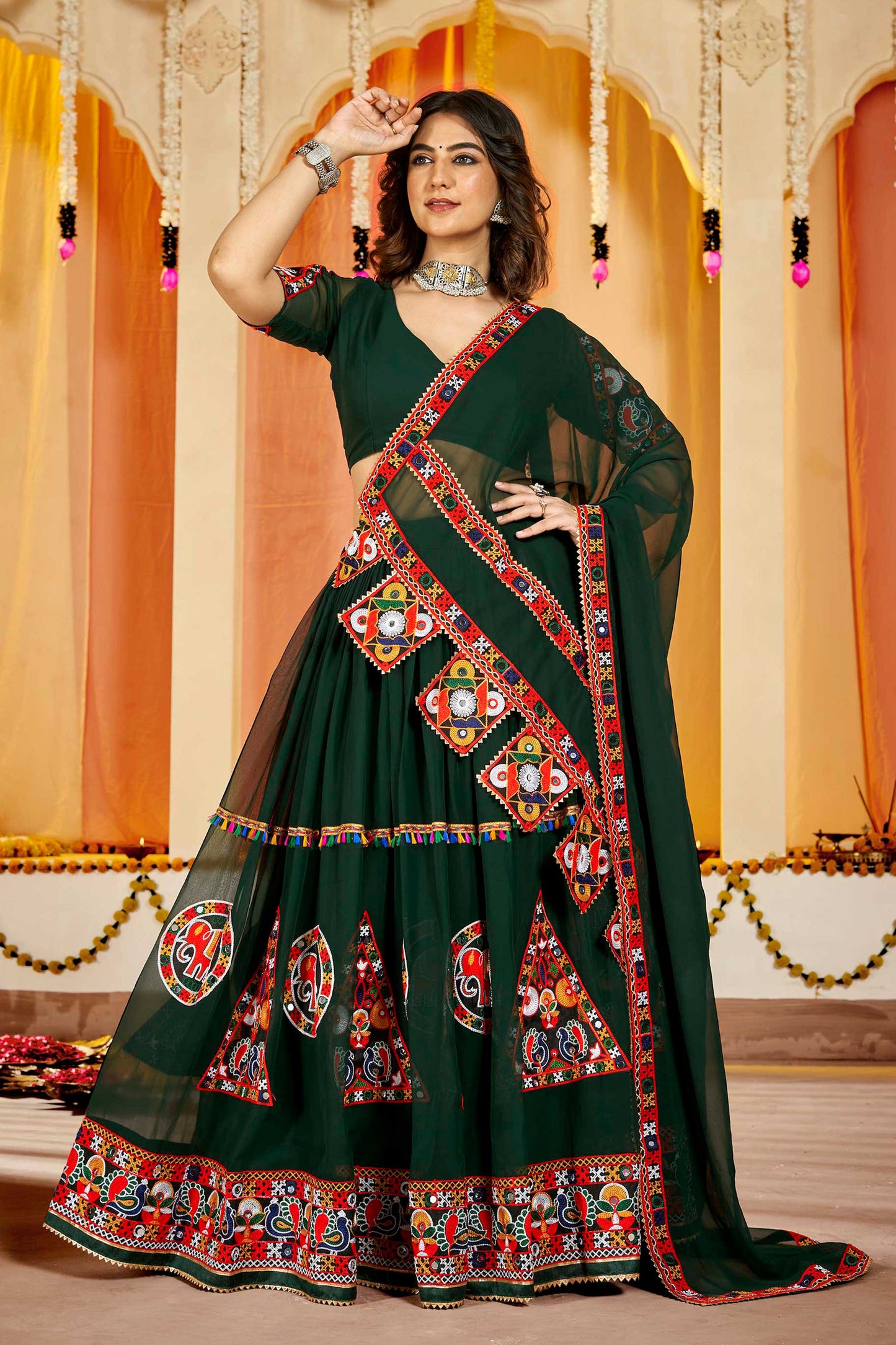 Navratri Lehenga Choli with Dupatta Set