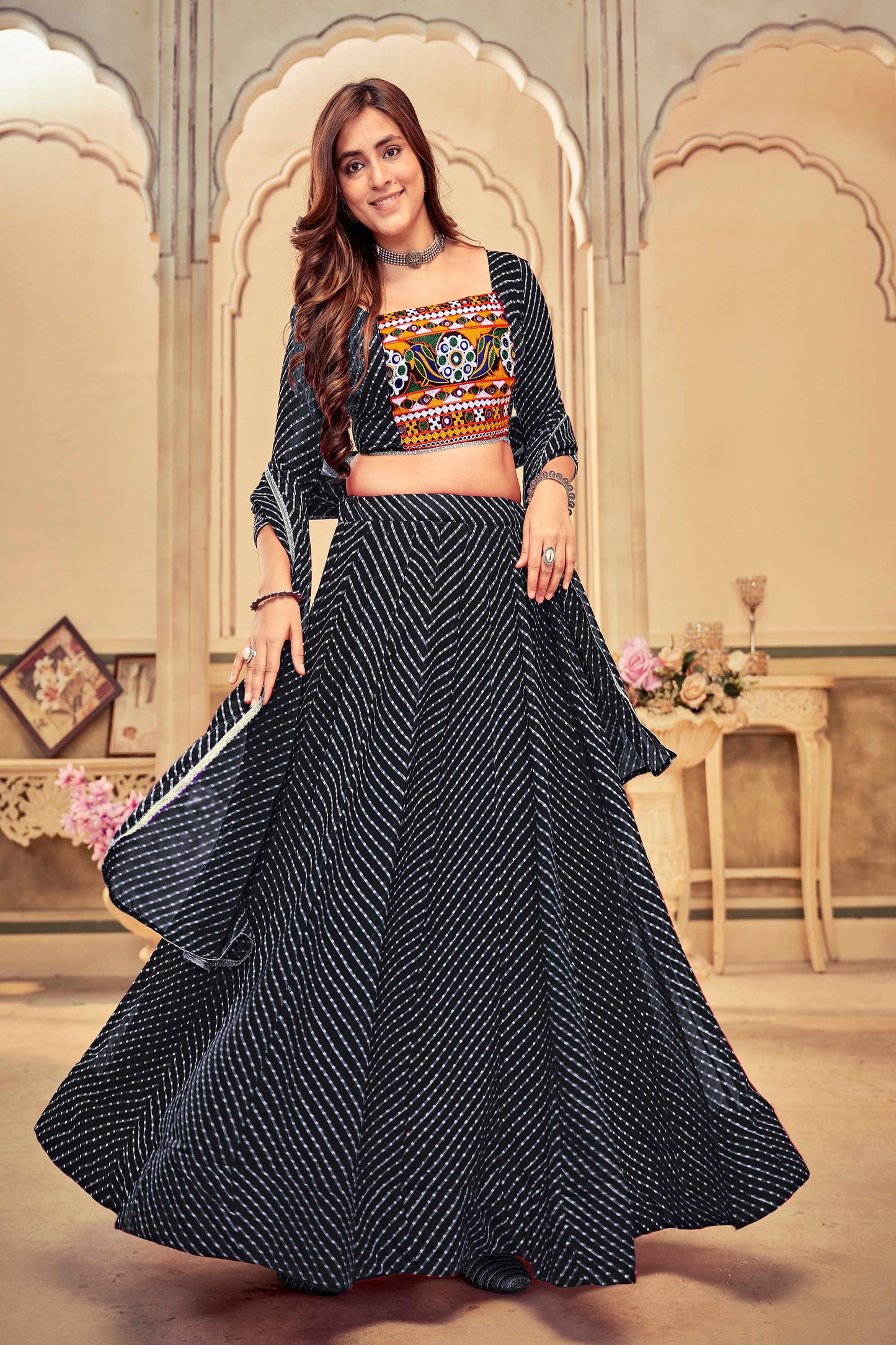 Navratri Lehenga Choli with Dupatta Set