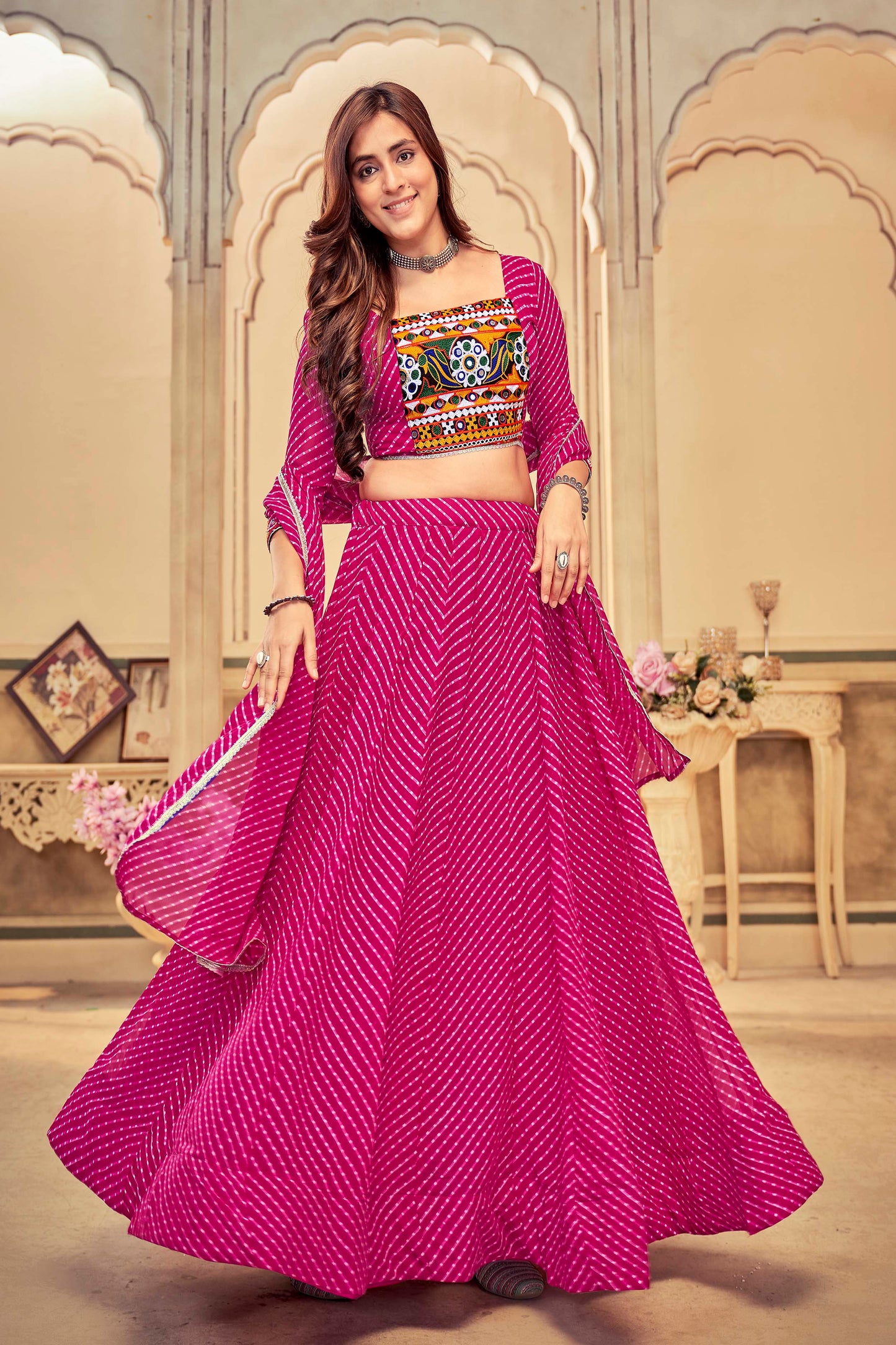 Navratri Lehenga Choli with Dupatta Set