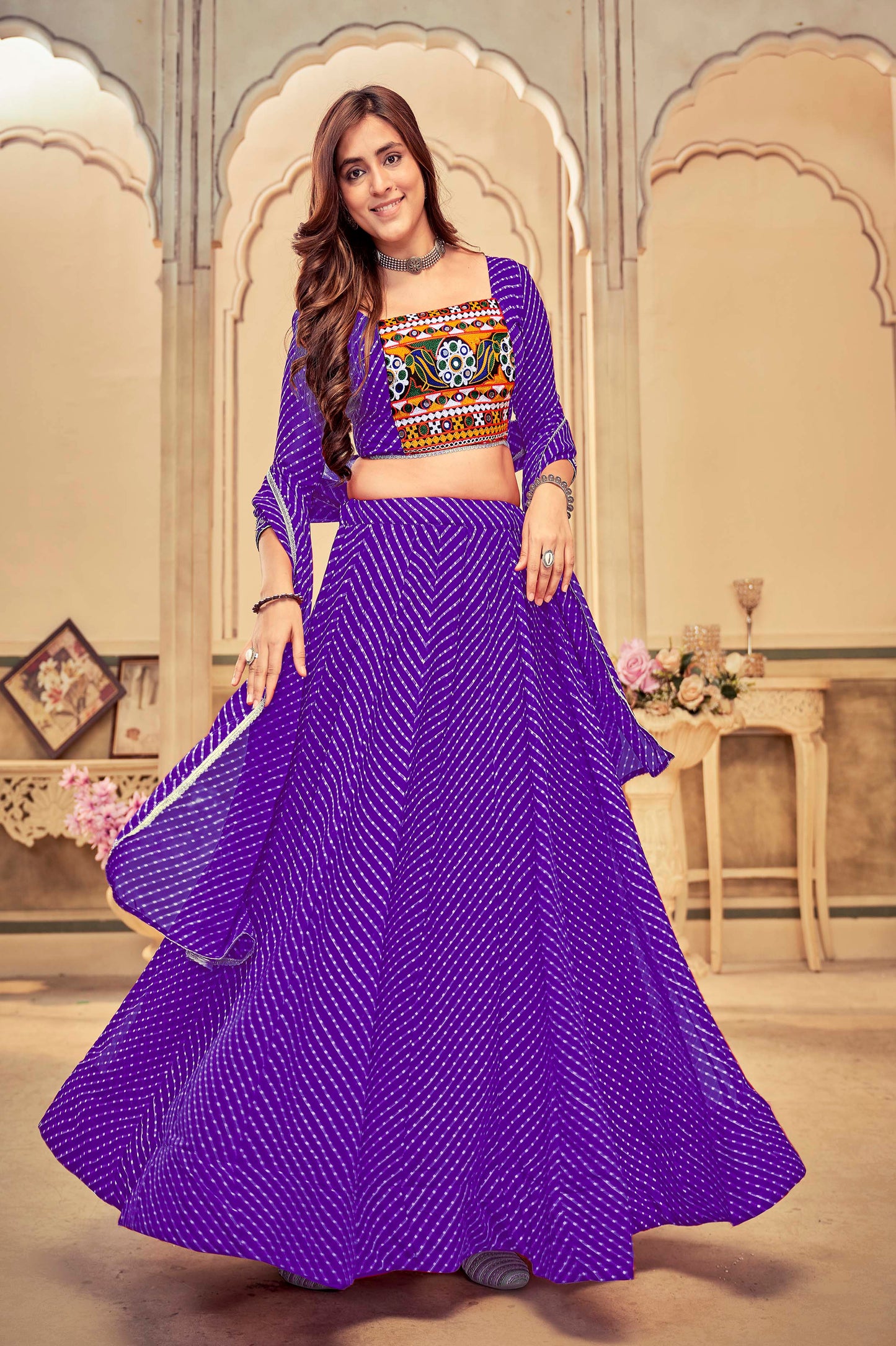 Navratri Lehenga Choli with Dupatta Set