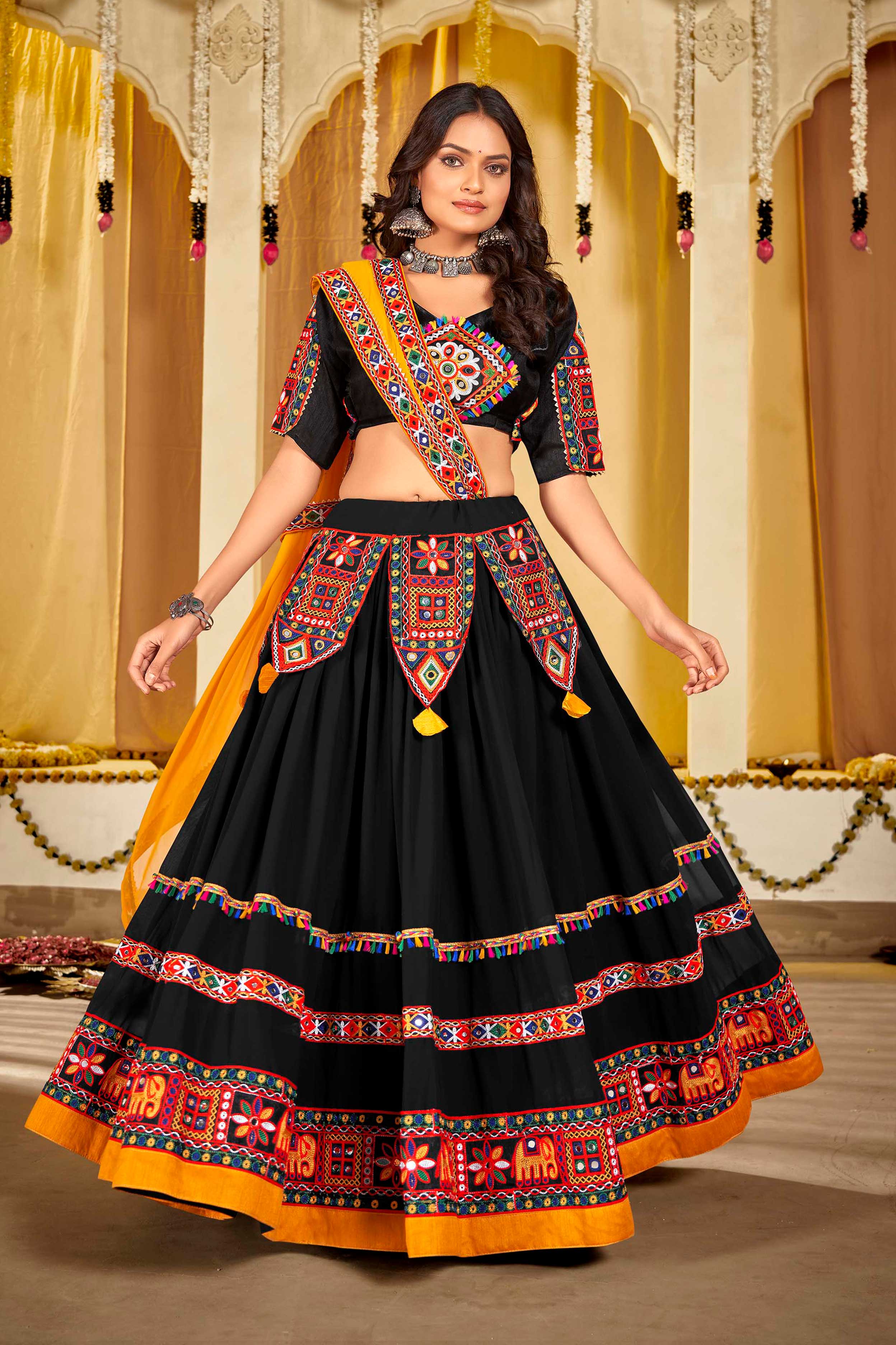 Navratri Lehenga Choli with Dupatta Set