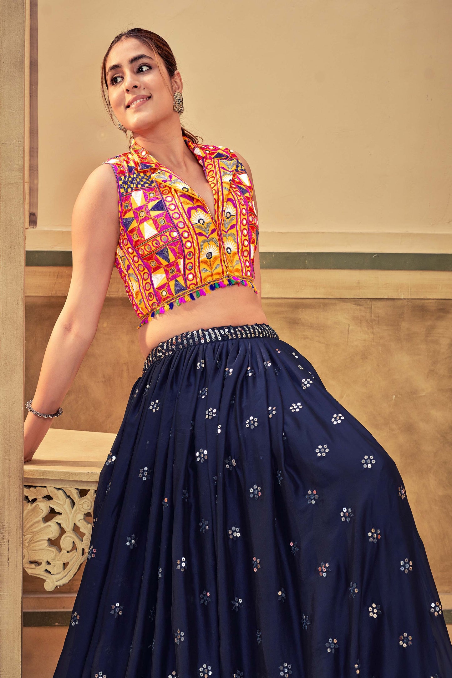 Navratri Lehenga Choli with Dupatta Set