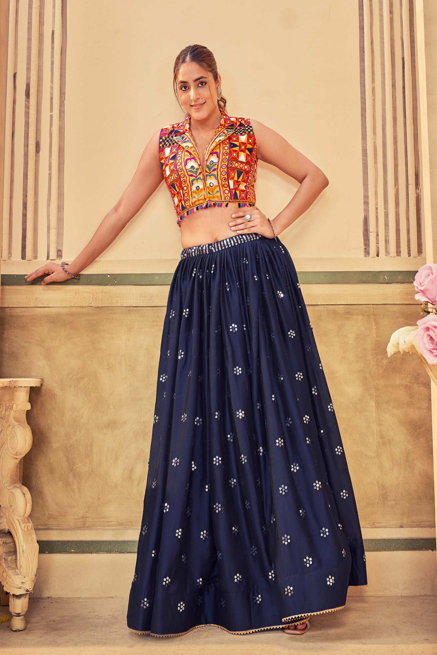 Navratri Lehenga Choli with Dupatta Set