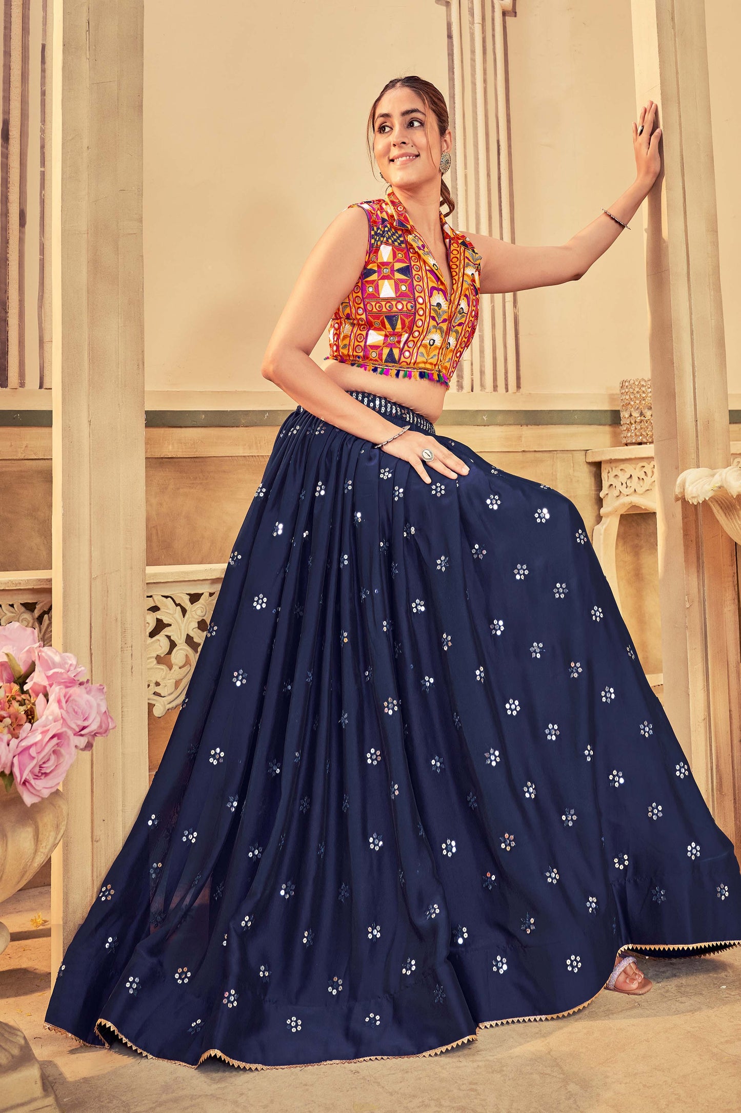 Navratri Lehenga Choli with Dupatta Set