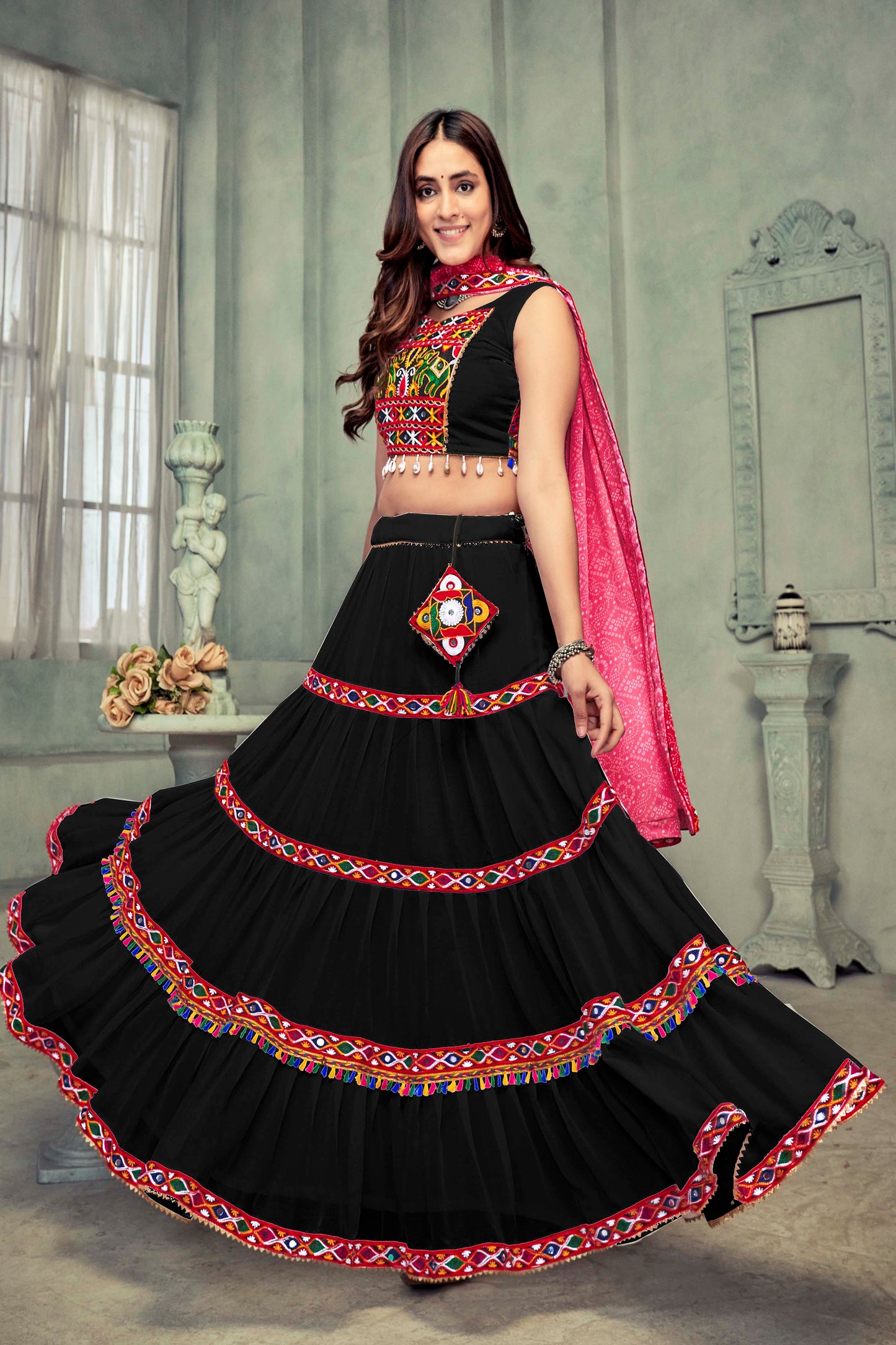 Navratri Lehenga Choli with Dupatta Set