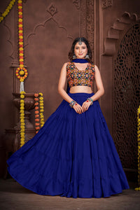 Gujarati Navratri  Lehenga Choli With Dupatta Set for Garba