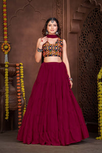 Gujarati Navratri  Lehenga Choli With Dupatta Set for Garba