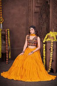 Gujarati Navratri  Lehenga Choli With Dupatta Set for Garba