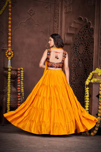 Gujarati Navratri  Lehenga Choli With Dupatta Set for Garba