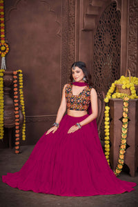 Gujarati Navratri  Lehenga Choli With Dupatta Set for Garba